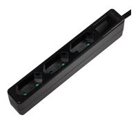 LogiLink LPS229B Multipresa 3 scomparti Nero CEE 7/17 1 pz.
