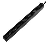 LogiLink LPS231B Multipresa 6 scomparti Nero Spina Euro 1 pz.