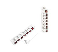 LogiLink LPS250 1,5 m Interno Tipo F Type F (CEE 7/4) IP20 1,5 mm² Power strip