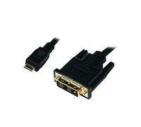 LOGILINK Mini-HDMI - DVI-D M/M 1M Negro