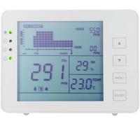 LOGILINK SC0115 - Misuratore di CO2 con spia, visualizzazione della temperatura e