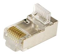 LogiLink MP0004 Spina modulare schermata RJ45 CAT 5e Spina dritta Poli: 8P8C Ar