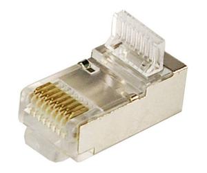 LogiLink MP0004 Spina modulare schermata RJ45 CAT 5e Spina dritta Poli: 8P8C Ar