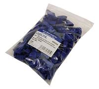 LogiLink MP0008 - Protezione Connettore Cavo, Colore Blu, Pacco da 100 Pezzi