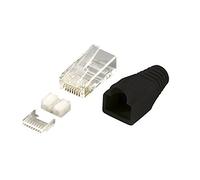 LOGILINK MP0022 CONNETTORE RJ45 CAT 6 SCHERMATO SPINA DRITTA POLI 8P8C
