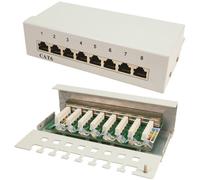 LogiLink NP0016A Pannello Desktop CAT6 8-Port Protetto