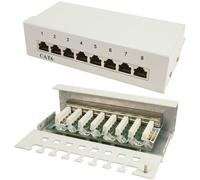 LogiLink NP0016A Patchbox di rete 8 Porte CAT 6 1 U