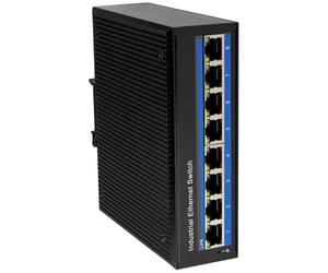 LogiLink NS201 - Switch Fast Ethernet industriale, 8 porte, 10/100 Mbps