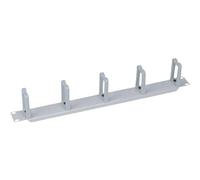 LogiLink OR101G 19 pollici Pannello passacavi per armadio rack 1 U Grigio