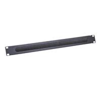 LogiLink ORCEB1B 19 pollici Pannello passacavi per armadio rack 1 U Nero