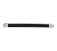 LogiLink ORCEB1G 19 pollici Pannello passacavi per armadio rack 1 U Grigio