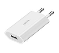 LogiLink PA0093C - Adattatore presa USB-A con 4 protezioni (protezione da sovracorrente, sovratensione, surriscaldamento e cortocircuito), 5 V/1 A (5 W)