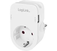 LOGILINK PA0259 - Adattatore per prese con supporto da cavo, 1 USB-A, 1 USB-C.
