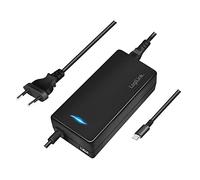 LOGILINK PA0272 - Caricabatterie da tavolo per 2 dispositivi, 1 USB-C, 1 USB-A, 11