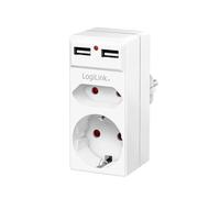 LogiLink PA0276 Presa di collegamento con uscita di ricarica USB, Protezione p