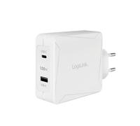 LOGILINK PA0281 - CARICABATTERIE USB, 100 W, USB-C, USB-A, GAN