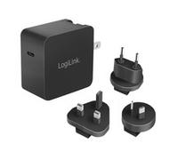 LogiLink PA0302 USB-Ladegeraet 65 W USB-C GaN Caricabatteria