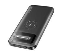 LogiLink PA0343RF - Power Bank da 10.000 mAh, ricarica wireless o via cavo, ricarica rapida, con protezione 7 volte