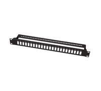 Logilink Pannello di Distribuzione 24 bussole SC Duplex / LC Quad 1U Nero