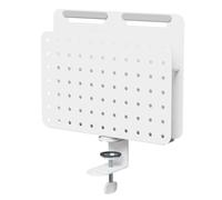 LogiLink PB0106 - Organizer per piastre forate per montaggio a morsetto, distanza tra i fori 32 mm