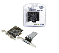 LogiLink PC0033 seriell PCIe 2x1x parallel 4260113563939 NEW