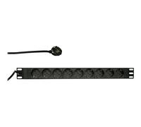 LogiLink PDU9C03 9 presa(e) AC Tipo F 230 V 50 60 Hz 16 A 3500 W 19" PDU 9-way