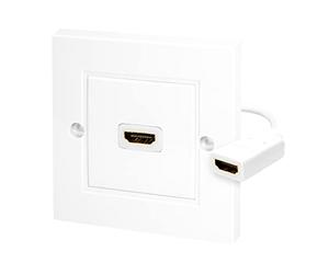 LOGILINK PLACA DE PARED DE 1 CONECTOR HDMI HEMBRA (86 X 86) AH0014