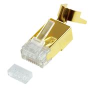 Logilink Plug Modulare Dorato RJ45 CAT.8.1/CAT.6A 10pz