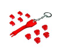 Logilink MP0042 RJ45 Port 1x and 10x Locks Set Red 1x Schlüssel, 10x Schlösser