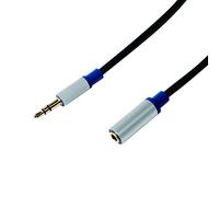 LogiLink Premium Audio Cavo di Collegamento Nero Nero 1,5 m