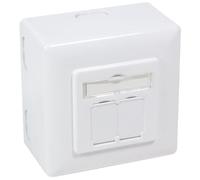 Logilink Presa a Muro Esterna 2xRJ45 Cat.6 FTP Bianca da incasso