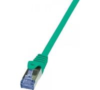 LogiLink PrimeLine CAT 6a SFTP, PiMF 50cm Patchkabel GrÃ¸n NEW