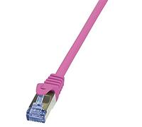 Logilink PrimeLine Cavo Patch, 0,5 m, Colore: Rosa