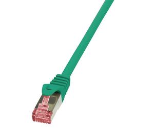 LogiLink Primeline - Cavo patch - RJ -45 (M) - RJ -45 (M) - 3 M - SFTP, PIMF - Cat 6 - Halogen -free - Green (CQ2065S) NEW