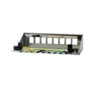 LogiLink Professional - Alloggiamento in acciaio per 8 moduli Keystone