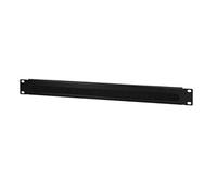 LogiLink Professional ORCEB1B - Pannello passacavo da 19 pollici, 1 U, colore nero RAL9005