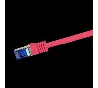 LogiLink Professional - Patch Cable - RJ -45 (M) a RJ -45 (M) - 25 cm - 6 mm - S/FTP - Cat 6A - alogeno -este, a forma, senza g NEW