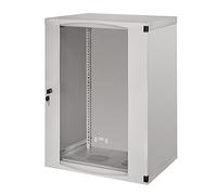 LogiLink Professional W15F64G - Alloggiamento da Parete, 19", Colore: Grigio