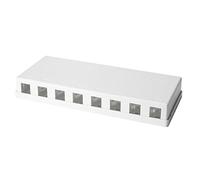 Logilink - Scatola montata su superficie per 8 Keystone Jack