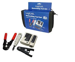 LogiLink Set di attrezzi di rete professionale con custodia