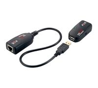LogiLink Set Estensore USB 2.0 PoE Ethernet Adattatore Rete Nero UA0207