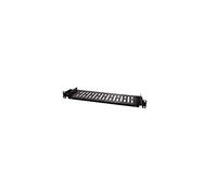 LogiLink SF1C25B - Scomparto scorrevole da 19" (1 U) per armadi server a pavimento con profondità di almeno 150 mm, capacità di carico max. 10 kg, nero
