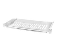 LogiLink SF1C35G Mensola per scaffale Bianco Acciaio 10 kg 1U 48,3 cm (19")