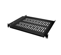 LogiLink SF1C45B - 19" scomparto (1 U) per armadi server, con profondità minima di 450 mm, portata massima 10 kg, colore nero