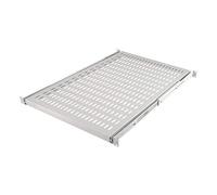 LogiLink SF1S85G - Mensola allungabile (1 U) per stand, armadi server con profondità 1000 mm, portata 35 kg, grigio