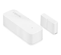 Logilink SH0108 Wi-Fi Smart Porta & Finestra Sensore, Controllabile Tramite App, Tuya Compatibile, Supporta Amazon Alexa e Google Home, Bianco