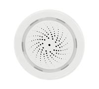 LogiLink SH0110 - Sirena di allarme Wi-Fi Smart Home (90 db), controllabile tramite app, IP20, compatibile con Tuya, supporta Amazon Alexa e Google Home