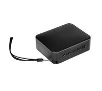 LogiLink SP0057 - Altoparlante compatto Bluetooth 5.0 per riproduzione musicale (microSD, USB-A, AUX) e radio FM integrata, supporta la funzione vivavoce, nero