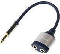 Logilink - Splinter audio - Mini jack stereo plug femmina a mini spina stereo maschio plug - 18 cm NEW