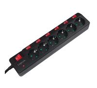 `LogiLink Steckdosenleiste 6-fach, 1,5m mit 6 Schal` ACC NUOVO
